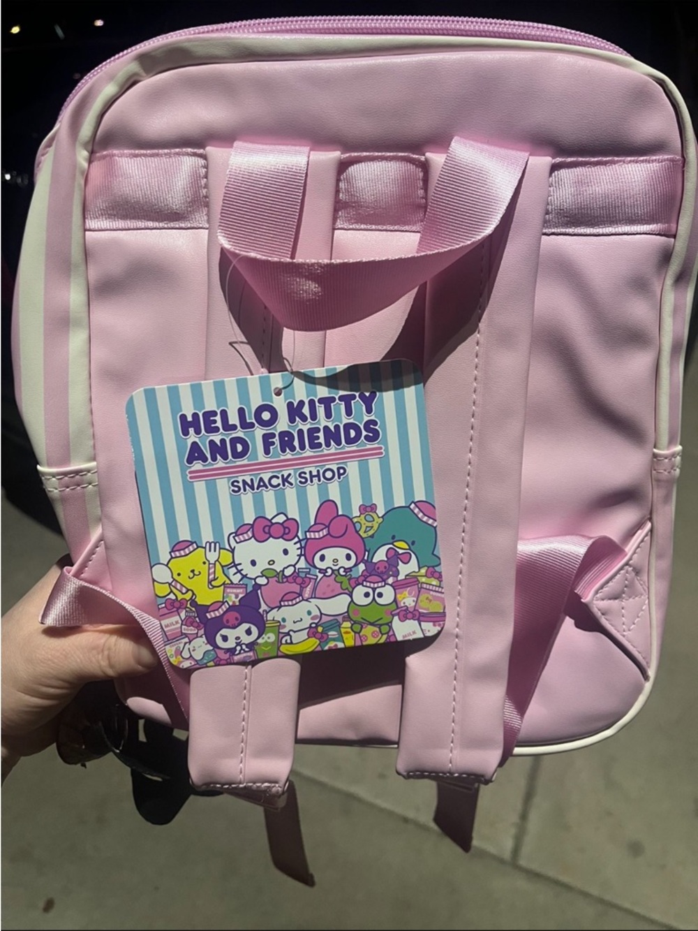 Pink Kids Backpack - Snack Shop Design